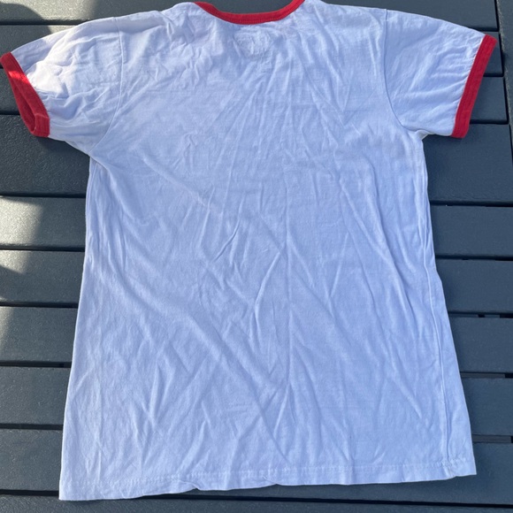Pepsi TM; Men’s (S) T-Shirt; Red Trim; Retro Signature Pepsi Logo; Minimal Wear - Picture 7 of 8